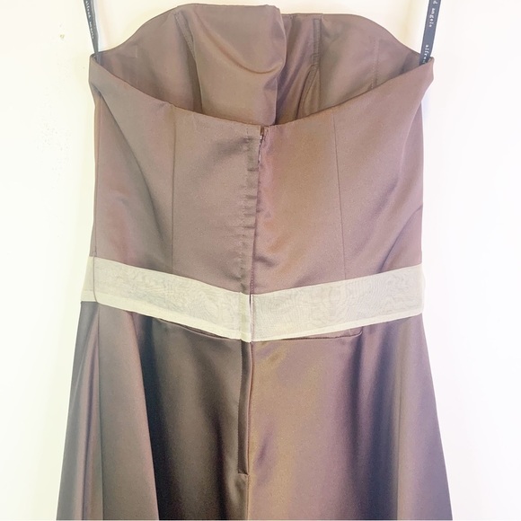 Alfred Angelo Brown Bridesmaid Dress Size S - Picture 5 of 13